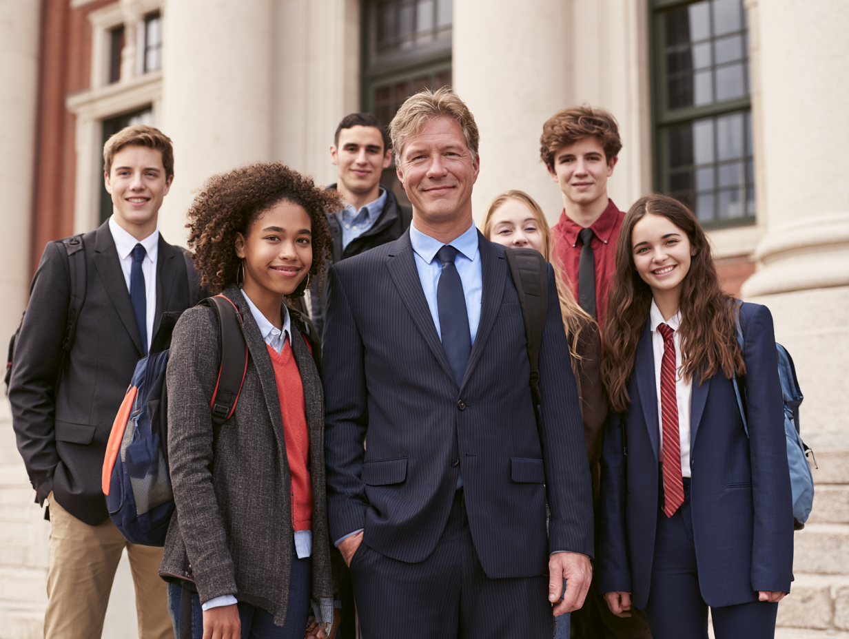 Students with Professor
